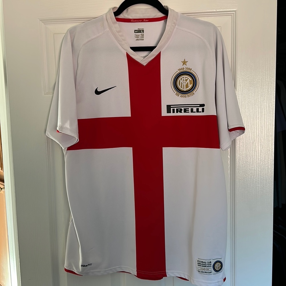 Inter Milan Centennial Soccer Jersey, Men’s size large